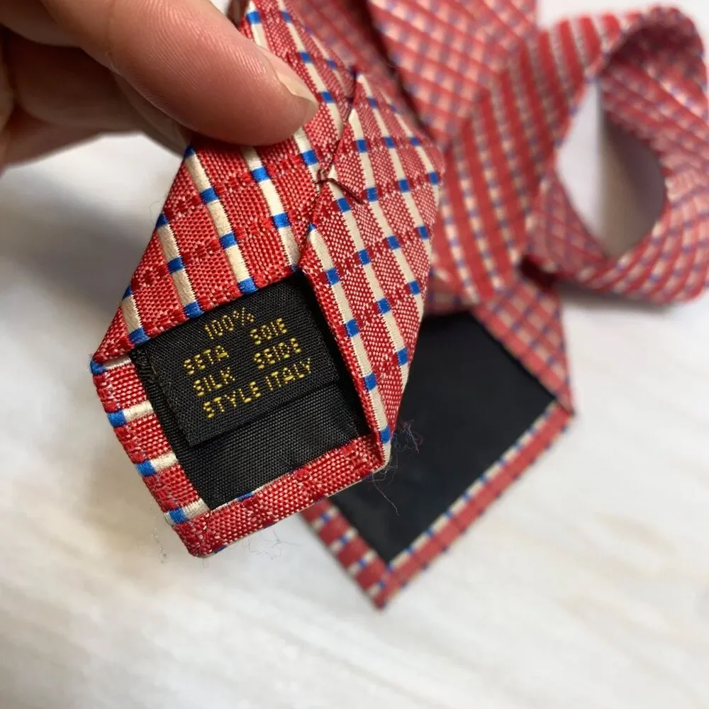 Ermenegildo Zegna Pink‎ 100% Silk Neck Tie Pink Italy Mens